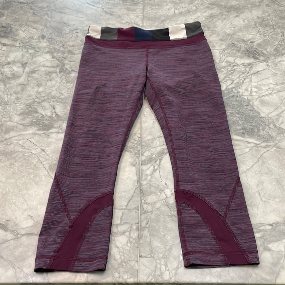 Lululemon Run Inspire Crops. Size 6.